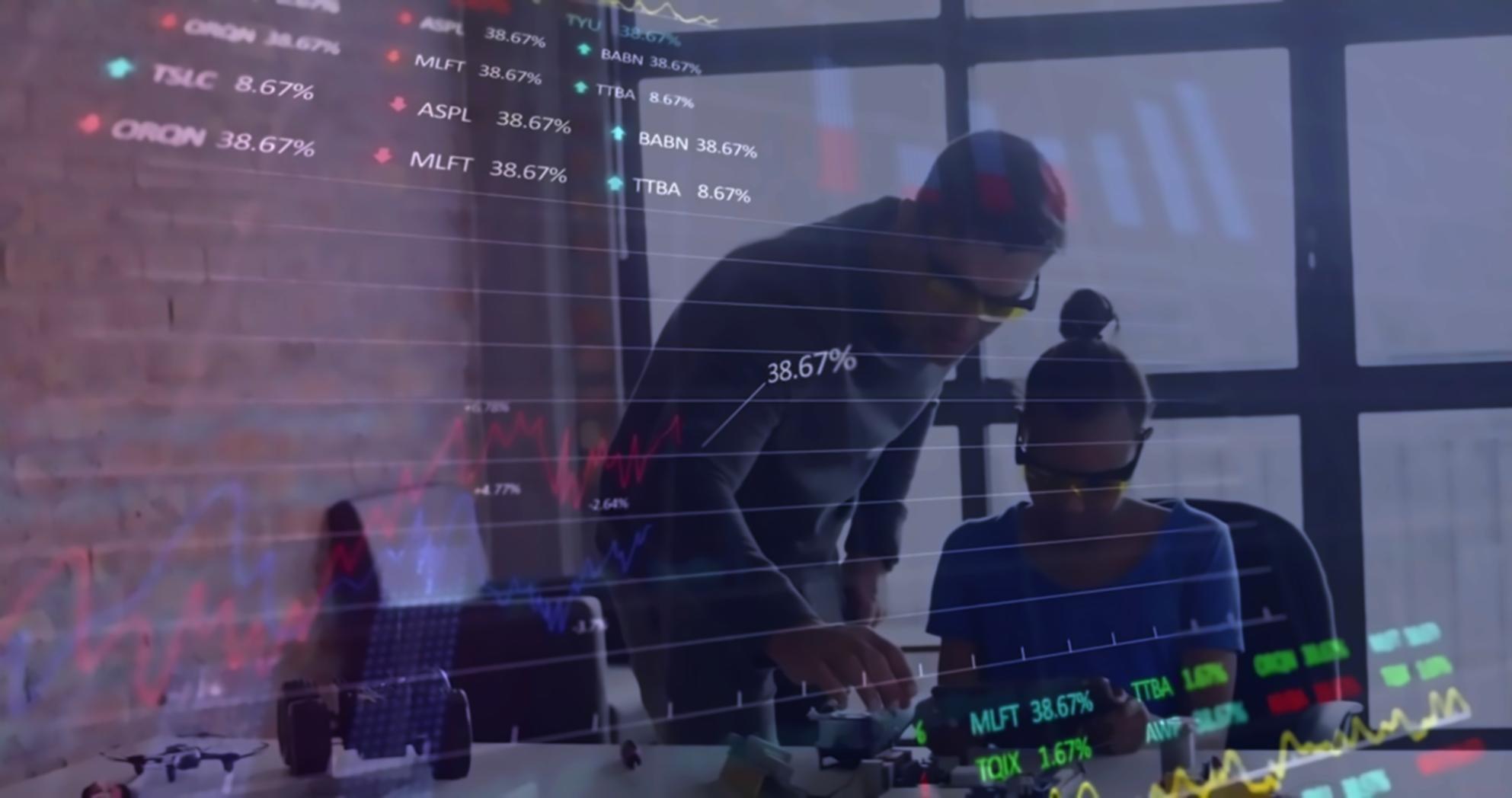 Bildschirmansicht eines trainierten neuronalen Netzes bei der Objekterkennung